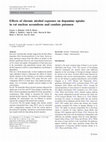 Research paper thumbnail of Effects of chronic alcohol exposure on dopamine uptake in rat nucleus accumbens and caudate putamen