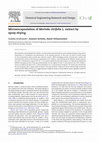 Research paper thumbnail of Microencapsulation of Morinda citrifolia L. extract by spray-drying