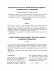 Research paper thumbnail of Generadores de números pseudo aleatorios acoplados y sus aplicaciones en criptografía