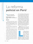 Research paper thumbnail of La reforma policial en Perú (Investigación)