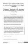 Research paper thumbnail of Intersecciones críticas de la modernidad en las ampliaciones teórico-metodológicas de Rodolfo Agoglia y Arturo Roig en los 70