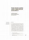 Research paper thumbnail of Portales educativos españoles: revisión y análisis del uso de servicios Web 2.0