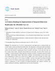 Research paper thumbnail of An Evidence Roadmap for Implementation of Integrated Behavioral Health under the Affordable Care Act