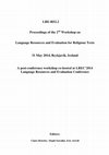 Research paper thumbnail of The Greek-Arabic New Testament Interlinear Process: greekarabicnt.org