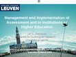 Research paper thumbnail of Assessment in Higher Education