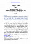 Research paper thumbnail of A reply to critics Part 5: Can the tomb robbery trials of Peikamen and Nesamun be used against the short chronology for the 20th Dynasty?