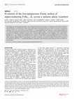 Research paper thumbnail of Evolution of the low-temperature Fermi surface of superconducting FeSe1−xSx across a nematic phase transition