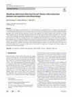 Research paper thumbnail of Should my robot know what's best for me? – Human-Robot Interaction between UX and Ethical Design (with Nora Fronemann, Kathrin Pollmann), in: AI & Society, 37, pp. 517-533.