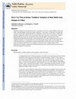 Research paper thumbnail of “Don’t try this at home”: Toddlers’ imitation of new skills from people on video