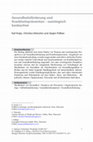 Research paper thumbnail of Gesundheitsförderung und Krankheitsprävention -soziologisch beobachtet