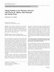 Research paper thumbnail of Taking Students to the Museum: Interview with Warren D. Allmon, Judy Diamond, and Martin Weiss