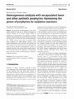 Research paper thumbnail of Heterogeneous catalysis with encapsulated haem and other synthetic porphyrins: Harnessing the power of porphyrins for oxidation reactions