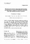 Research paper thumbnail of Developmental patterns associated with founding and swarming in colonies of the African honey bee race, Apis mellifera scutellata Lepeletier