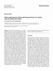 Research paper thumbnail of Queen replacement in African and European honey bee colonies with and without afterswarms