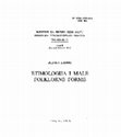 Research paper thumbnail of Etimologija i male folklorne forme