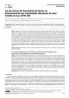 Research paper thumbnail of Uso da Técnica de Ressonância de Barras no Monitoramento das Propriedades Mecânicas da Zona Fundida do Aço ASTM A36