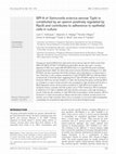 Research paper thumbnail of SPI-9 of Salmonella enterica serovar Typhi is constituted by an operon positively regulated by RpoS and contributes to adherence to epithelial cells in culture