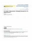 Research paper thumbnail of From Rights To Representation: Challenging Citizenship From The Margins Post 2011