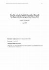 Research paper thumbnail of Stadiul actual al aplicării analizei fractale în diagnosticul și prognosticul tumorilor - studiu bibliografic iunie 2010