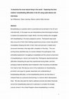 Research paper thumbnail of ‘It should be the most natural thing in the world’: exploring first-time mothers' breastfeeding difficulties in the UK using audio-diaries and interviews