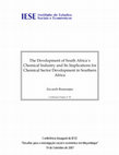 Research paper thumbnail of The Development of South Africa´s Chemical Industry and Its Implications for Chemical Sector Development in Southern Africa