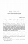 Research paper thumbnail of "Belleğin Kış Uykusu"nda Beden Dilinin Anlamsal Yolculuğu