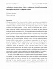 Research paper thumbnail of Alcibiades on Socrates' Silenic Ways: A Gadamerian-Inflected Hermeneutical Interrogation of Socrates as a Dialogue Partner