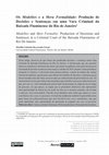 Research paper thumbnail of Os Modelões e a Mera Formalidade: Produção de Decisões e Sentenças em uma Vara Criminal da Baixada Fluminense do Rio de Janeiro 1