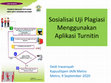 Research paper thumbnail of Manual Uji Turnitin IAIN Metro 2020