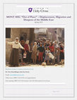 Research paper thumbnail of Middle East Migration and diaspora (first year seminar)