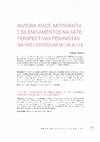 Research paper thumbnail of INVISIBILIDADE, MITOGRAFIA E SILENCIAMENTOS NA ARTE: PERSPECTIVAS FEMINISTAS NA HISTORIOGRAFIA DA ARTE //
INVISIBILITY, MITOGRAPHY AND SILENCE IN ART: FEMINIST PERSPECTIVES IN ART HISTORIOGRAPHY