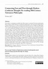 Research paper thumbnail of Connecting East and West through Modern Confucian Thought: Re-reading 20th Century Taiwanese Philosophy