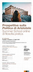 Research paper thumbnail of Prospettive sulla Politica di Aristotele. Summer School online di filosofia pratica.