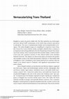 Research paper thumbnail of Vernacularizing Trans Thailand