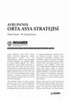 Research paper thumbnail of Avrupa'nın Orta Asya Stratejisi