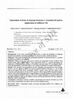 Research paper thumbnail of Antioxidant activity of Satureja hortensis L. essential oil and its application in safflower oil