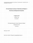 Research paper thumbnail of The Psychological Landscape of Spirituality and Religion: A Theoretical and Diagrammatic Exposition