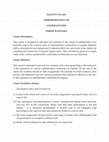 Research paper thumbnail of Full Administrative Law Reading List and Class Notes