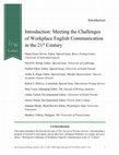 Research paper thumbnail of Special Issue on Meeting the Challenges of Workplace English Communication in the 21st Century