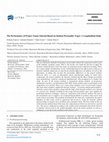 Research paper thumbnail of The Performance of Project Teams Selected Based on Student Personality Types: A Longitudinal Study