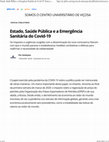 Research paper thumbnail of Estado, Saúde Pública e a Emergência Sanitária do Covid-19