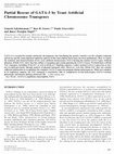 Research paper thumbnail of Partial Rescue of GATA-3 by Yeast Artificial Chromosome Transgenes