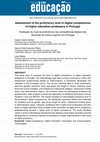 Research paper thumbnail of Assessment of the proficiency level in digital competences of higher education professors in Portugal