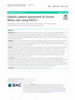 Research paper thumbnail of Diabetic patient assessment of chronic illness care using PACIC+