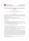 Research paper thumbnail of Caristi type fixed point theorems in fuzzy metric spaces