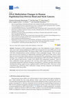 Research paper thumbnail of DNA Methylation Changes in Human Papillomavirus-Driven Head and Neck Cancers