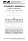 Research paper thumbnail of Simulasi Pembentukan Kurva Isodosis Berkas Foton 6 MV Untuk Teknik Radioterapi Vmat Dengan Menggunakan Egsnrc