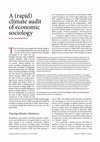 Research paper thumbnail of A (rapid) climate audit of economic sociology