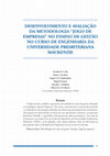 Research paper thumbnail of Desenvolvimento e avaliação da metodologia" Jogo de Empresas" no ensino de gestão no curso de engenharia da Universidade Presbiteriana Mackenzie