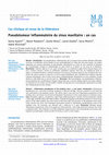 Research paper thumbnail of Pseudotumeur inflammatoire du sinus maxillaire : un cas